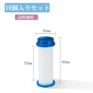 フィルター 取替えセット 濾過綿 肌ケア シャワーヘッド 塩素除去 水浄化 10個セット 塩素除去 シャワーヘッド用