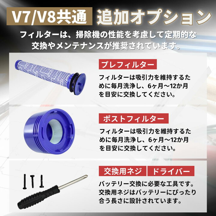 楽天市場】【楽天1位獲得！】ダイソン バッテリー V7 SV11 対応 Fluffy 