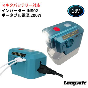 }L^ 18V obe[ Co[^[ ݊ 200W Type-C PD3.0 USBo LED h d΍ [d pd ЊQ Lv AEghA Ԓ Lvpi ƒp AC100V BL1860B BL1830iINS02/1j