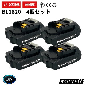 }L^ makita ݊ obe[ BL1820 18V 2.0Ah dH H BL1815 BL1815N BL1830B BL1840 BL1850 BL1860 BL1860B DC18RC DC18RA DC18RF Ή(BL1820/4)