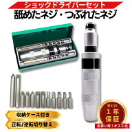 【楽天1位獲得！】 ショックドライバー ビットケースセット 12点セット 衝撃 回転力変換 なめたネジ 錆び…