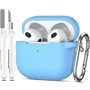 AirPods  3 P[XJo[ 2021ARpO[h̗h~\tgVRՌzیی AirPods 3 P[XXLAL[`F[ƃN[jOLbgtAtg LED ACgu