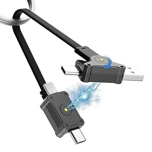 [dP[u 4in1 }`[dP[u y12.5cm{z }Olbg [dR[h f[^] 180°] PD60W yUSBC to Type-C USB A to ^CvCzMacb00k/Phone/Pad/Samsang Galac