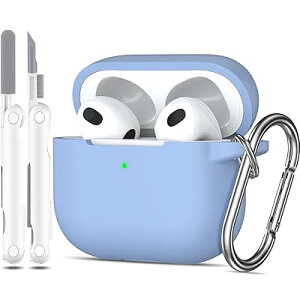AirPods  3 P[XJo[ 2021ARpO[h̗h~\tgVRՌzیی AirPods 3 P[XXLAL[`F[ƃN[jOLbgtAtg LED Au[O
