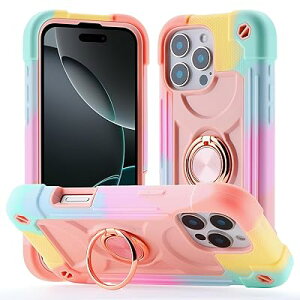 For iPhone 16 Pro Max P[X ϏՌ  360x]X^h Ott F 킢 ACtH16 v }bNX P[X ԍڃz_[Ή h~ Xgbvz[t AEghA q 