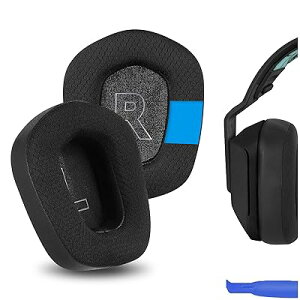イヤーパッド Sport 互換性 パッド ロジクール Logitech G733, G535, G335 ヘッドホンに対応 パッド イヤー/イヤーカップ 冷却ジェル(黒)