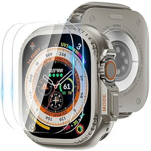 for AbvEHb` Ultra ^ Jo[ 49mm Ή Apple Watch Ultra3/Ultra2 Eg XeX P[X Apple watch tBt Sʕی ϏՌ  ^ iWatch ̌^P[X