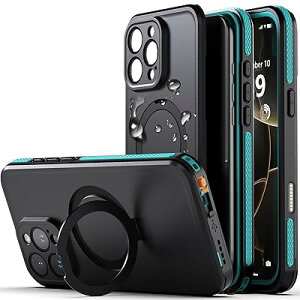 �yIP68�h���E�B�����[���X�^���h�ziPhone 16 Pro Max �p �P�[�X �h�� �Ռ��z�� �ČRMIL�K�i �����B�e�Ή� Magsafe�Ή� ��F�ؑΉ� �S�ʕی� ���S�h�� �h�� �h�o ����~�� �莝���₷�� ��� �ϏՌ��X
