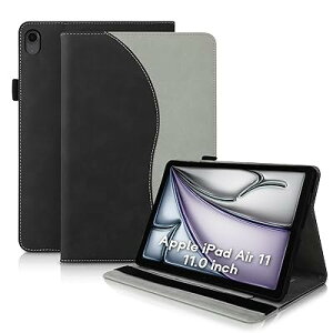 ipad air 11�C���` �P�[�X (M3/M2�A2025/2024) iPad Air ��5/4���� �J�o�[(2022/2020) �����̊p�x���� ����h�~ �S�ʕی� �|�P�b�g�t�� �ǂ����G ���^ PU���U�[ �����h�~ �����h�~ iPad Ai