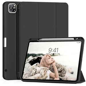 iPad Air 13�C���` �P�[�X 2025/2024 iPad Pro 12.9 �C���` ��6/5/4���� (2022/2021/2020) �P�[�X �y���V���z���_�[�t�� �I�[�g�X���[�v/�E�F�C�N�@�\ ��Pencil�[�d�Ή� ���^ �ϏՌ� �O��