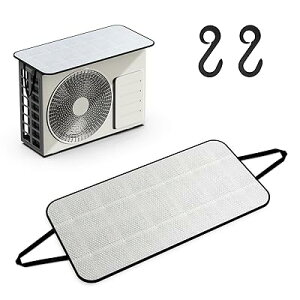 エアコン室外機カバー 室外機 日除け 遮熱シート 汚れ対策 節電 断熱 エアコンしつがいき アルミ製 省エネ 室外機シール 日よけカバー 節電 UVカット 取り付け簡単 室外機カバー