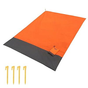 防水防砂 レジャーシート 1個セット 140*200cm ビーチマット テントシート 一体収納袋付き 折りたたみ 速乾 軽量 遠足 運動会 お花見 ビーチ キャンプ ピクニック 登山 アウトドア ピクニックマ