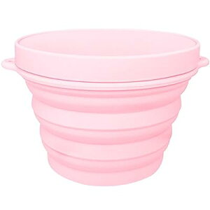 折り畳み ボウル 500ml 食品級シリコン 洗いやすい 蓋付き マイクロ波加熱 多機能 携帯便利 通学 旅行 キャンプ用 ピクニック用食器