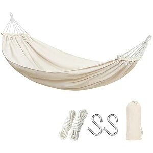 ハンモック ハンガーラックスイングチェア コンパクト チェアハンモック約260*150cm 2人用 室内 室外 兼用 折りたたみ ハンギング 公園 アウトドア キャンプ 吊り下げ 吊り椅子 Sフック/紐付け/