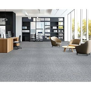 タイルカーペット タイルマット 50x50cm 厚手5mm 大判 業務用タイルマット フロアマット カーペット 床保護マット 床 フローリングマット オフィス 事務所 会社 賃貸 防音 滑り止め 床傷防止 耐