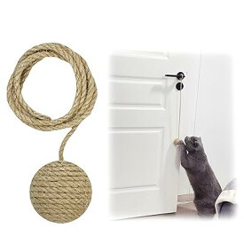 猫用ボールおもちゃ 長さ約100cm 球径約4.5cm 4個セット 猫のおもちゃ 一人遊び 猫 ボール 猫 おもちゃ ボール 猫おもちゃ一人遊び 麻縄材質 揺れて音が出るセット 運動不足やストレス解消