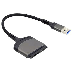 5Gbps USB 3.0 Type-A - SATA 22ピンアダプターケーブル 2.5インチハードディスクドライバーSSD用