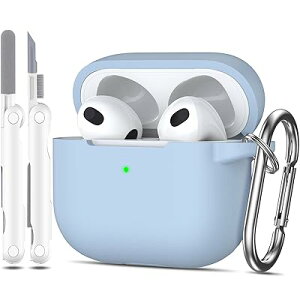 AirPods  3 P[XJo[ 2021ARpO[h̗h~\tgVRՌzیی AirPods 3 P[XXLAL[`F[ƃN[jOLbgtAtg LED AXJCu