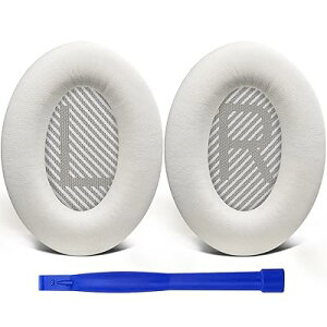 �C���[�p�b�h �C���[�N�b�V���� Bose QuietComfort 35 & 35ii (QC35 & QC35ii) �p �w�b�h�z�� �p�b�h �_��ǂ� �V�[�v�X�L�� �m�C�Y�A�C�\���[�V���� ���� �����p�b�h (���邢�z���C�g)