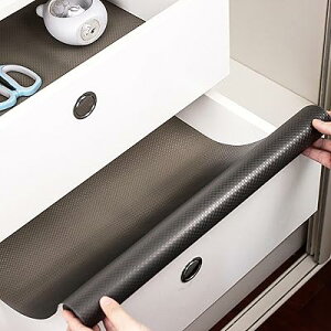 食器棚シート ブラック 抗菌 防虫 キッチン シェルフライナー EVA製 食器棚 シート 滑り止め 幅30cm/ 幅45cm/ 幅60cm キッチン 収納 ズレにくい 戸棚シート 消臭 防カビ 撥水 防水 フリーカット 洗