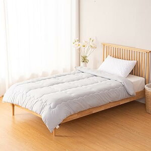 掛け布団 シングル 肌掛け布団 オールシーズン 軽量 暖かい 【Ag+銀イオン抗菌素材】【SEK衛生認証】洗える 抗菌防臭 防ダニ 吸水速乾 柔らかな肌触り 体にフィット かけ布団 ピーチスキン加