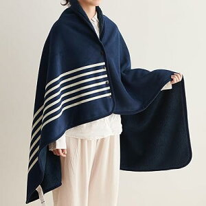 ひざ掛け 4way ブランケット 大判 着る毛布 ボタン付き あったか フランネル 吸湿発熱 防寒対策 静電気防止 洗える ハーフケット 肩掛け 膝掛け 腰巻きスカート 軽量 アウトドア オールシーズ