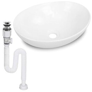 手洗い器 ボウル シンプルカラー 楕円形 洗面ボウル おしゃれ 洗面 陶器製 おしゃれ シンプル 洗面鉢 円形 手洗いボウ 415*340*120mm