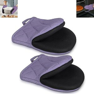 耐熱ミトン オーブンミトン 鍋つかみ 耐熱グローブ 1ペア 500°F /260℃対応 左右兼用 オーブンミトンキッチン やけど防止 滑り止め 耐熱シリコン 耐久性 電子レンジ オーブンレンジ ケーキを