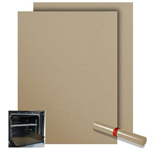 クッキングシート 繰り返し オーブンペーパー 耐熱 耐油 耐久 水洗い可能33×50cm 2枚組粘着シートカーキー お菓子作り シート 自由にカット テフロンシート オーブン 電子レンジ 対応 軽量 焦