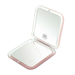 RpNggxg勾 - ̌ ^|Pbg~[ - 1{/15{g RXeBbN~[ 莝|[^u szp (sN), 1x/15x Compact Magnifying Mirror Pink