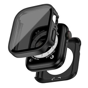 y`h~z Ή AbvEHb` Jo[ Series SE/6/5/4 44mm Ή Apple Watch P[X 2in1̌^ Sʕی h̔`h~݌v PC+KXf ߗ h ϏՌ ȒP AbvE