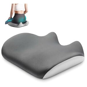 低反発 椅子 クッション 人間工学 座布団 腰痛対策/改善 蒸れない通気性 四季通用 お尻クッション 骨盤サポートお尻が痛くならない カバー洗える 使用場所 オフィス/車中/自宅/プレゼント用