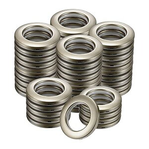 50�p�b�N �J�[�e���O�����b�g 1-9/16"(40mm) ���a�v���X�`�b�N�J�[�e�������O�N���b�v�A�C���b�g�����O�i�m�X�P�[���ᑛ�����[�}�������O �E�B���h�E/�z�p �z�[���h���[�v�O�����b�g[�R�[�q�[