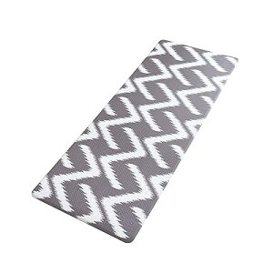 キッチンマット エスニック 幾何柄 45×240cm 厚さ10mm おしゃれ 拭ける 防水 防汚 防炎 台所マット すべり止め モダン 玄関マット 滑り止め