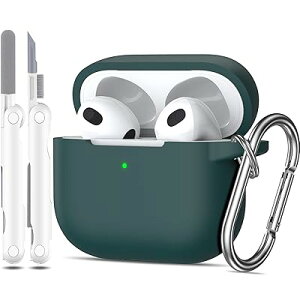 AirPods  3 P[XJo[ 2021ARpO[h̗h~\tgVRՌzیی AirPods 3 P[XXLAL[`F[ƃN[jOLbgtAtg LED AtHXg