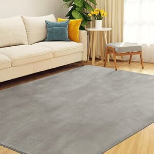 aicomri カーペット ラグマット 2畳 ラグ 洗える ホットカーペットカバー 厚?7mm 185×185cm 滑り止め 床暖房対応カーペット じゅうたん 抗菌防臭 防ダニ オールシーズン フランネル らぐまっと グ