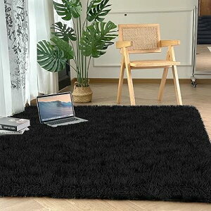 カーペット ラグマット【中層:30D高密度ウレタン 厚さ約1.2cm と低反発 厚手加工】洗えるラグ 抗菌 ふわっと手触り優しいフランネルラグ 折り畳み 長方形 100%滑り止め付 防ダニ 抗菌 防臭 防