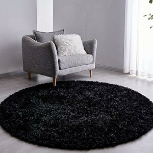 カーペット ラグマット円形 【中層:30D高密度ウレタン 厚さ約1.2cm と低反発 厚手加工】洗えるラグ 抗菌 ふわっと手触り優しいフランネルラグ 折り畳み 長方形 100%滑り止め付 防ダニ 抗菌 防