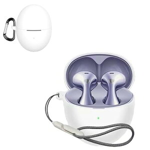 For Huawei FreeBuds 6 P[X _炩ȃVJQ̃X|[cN[ȃfUC Ռz h ho y h~p̃tbN𓋍ڂ X\tg P[XJo[ Huawei FreeBuds6 Jo[izCg