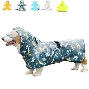 犬 レインコート 犬用傘 防水 着せやすい こーひ 完全防水 速乾ショール 梅雨対策 透明フード付きケープ 着脱簡単 防水 防雪 透湿 軽量 マジックテープ サイズ調整可能 小型犬 中型犬用 大型