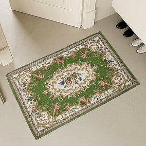 玄関マット 室内 おしゃれ 花柄 洗える 玄関マット 泥落とし ゴブラン織り 滑り止め 60×90 丸洗い 玄関 マット 北欧 屋内 自宅 吸水速乾 抗菌防臭 耐磨耗性 滑り止め 床暖房対応 オールシーズ