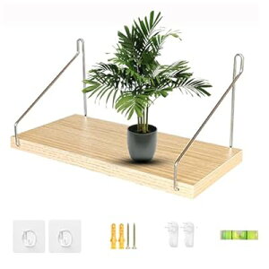 ウォールシェルフ 壁を傷つけない オープンシェルフ 賃貸 壁 棚 壁掛け棚 吊り棚 穴あけない インテリア 簡単取り付け DIY ラック 壁につける棚 収納 壁面収納 玄関/リビング/寝室/キッチン/