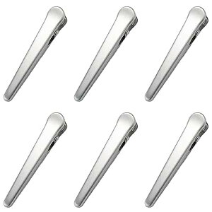 �܎~�߃N���b�v �X�e�����X ���� ���C�h�~ �H�i�ۑ��p �������̕ۑ� ���e�� �L�b�`���N���b�v 115mm 6�Z�b�g