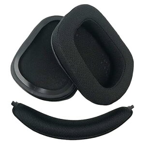 �C���[�p�b�h for Logicool (���W�N�[��) G933 G633 �w�b�h�Z�b�g�ɑΉ� �����p�w�b�h�z���p�b�h�C���[�N�b�V�����������[�t�H�[��(�u���b�N) (�|���G�X�e�����b�V���z�C���p�b�h+�w�b�h�o���h)