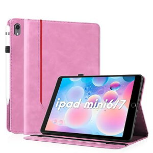 iPad Mini 7 (A17 Pro 2024) / iPad Mini6 �P�[�X 2021 8.3�C���` ��7/6���� �ϏՌ� PU���U�[ �J�o�[ Apple Pencil ���[�\ �I�[�g�X���[�v/�E�F�C�N�@�\�Ή� �y�� �V���v�� �r�W�l�X��