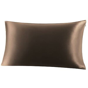 シルク枕カバー 100%蚕糸 絹 シルクまくらかばー 19匁 ファスナー付き ピローケース まくら カ