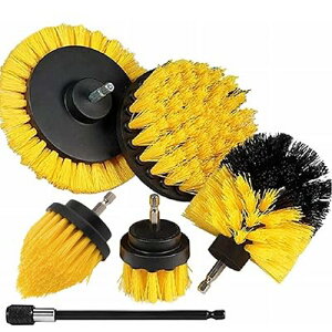 電動ドリル ブラシ 電動掃除用ブラシ 六角軸電動ドリルに適応 風呂 台所 浴室 トイレ 窓枠