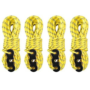 �K�C�h���[�v ���ˍޓ��� 3mm 4mx4 �p���R�[�h �e���g���[�v �e���g/�^�[�v�p ���[�v �K�C��