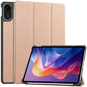 For Xiaomi Redmi Pad2 �P�[�X �X�^���h�@�\�t�� �J���O�ܔ��^�X�^���h�P�[�X PU���U�[ Redmi Pad