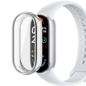 For Xiaomi Smart Band 10 �P�[�X �V���I�~ Smart Band10 1.72�^ �S�ʕی�P�[�X ���b�L�d�グ TPU �\�t�g